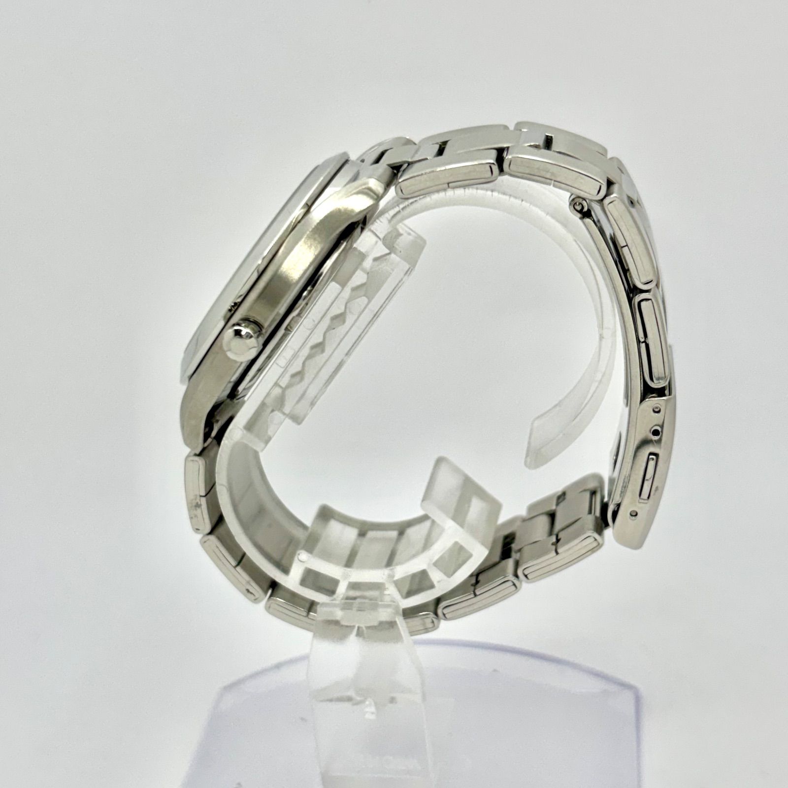 美品/新品電池】SEIKO セイコー メンズ 腕時計 デイデイト シルバー