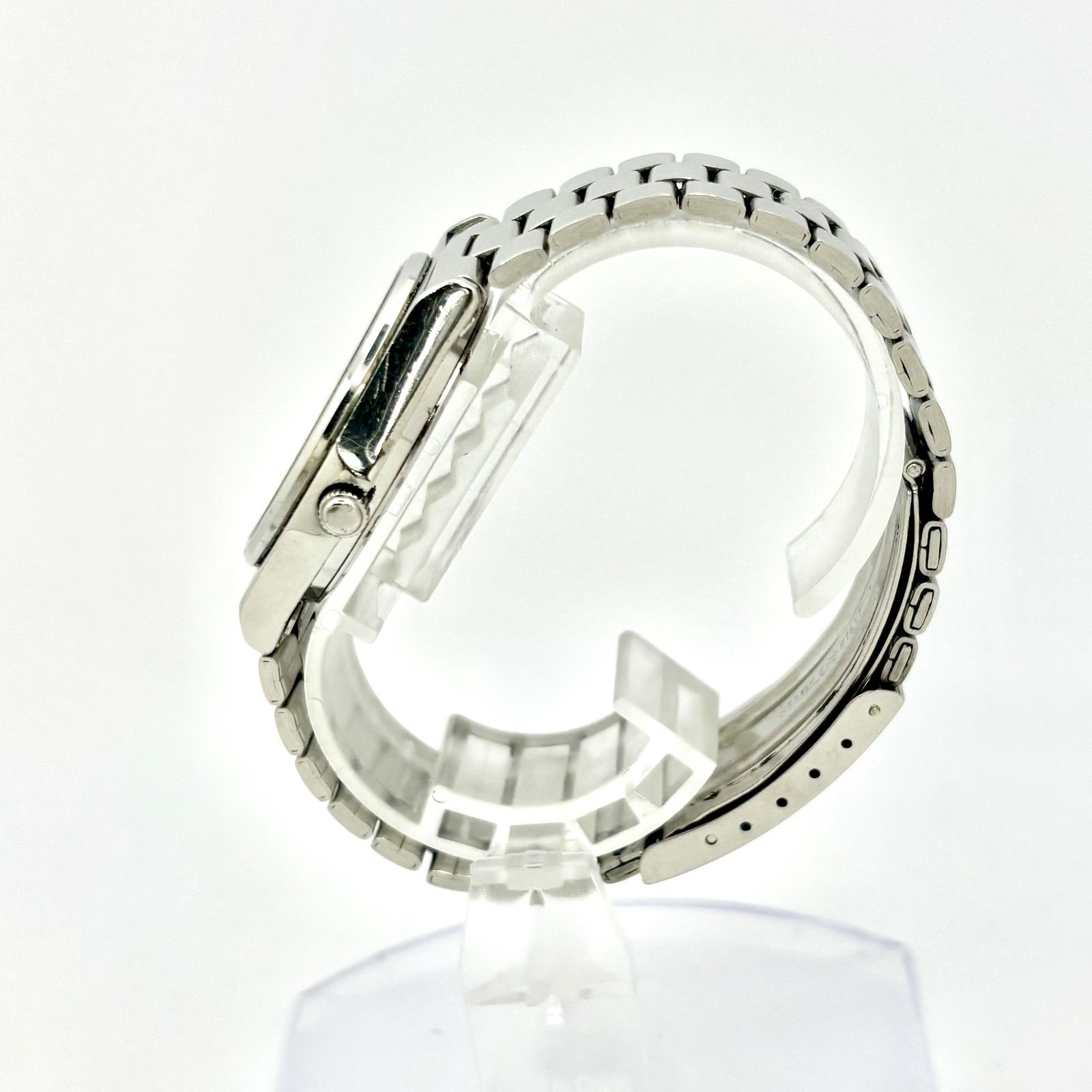 新品電池】SEIKO セイコー Chronos クロノス メンズ 腕時計 シルバー