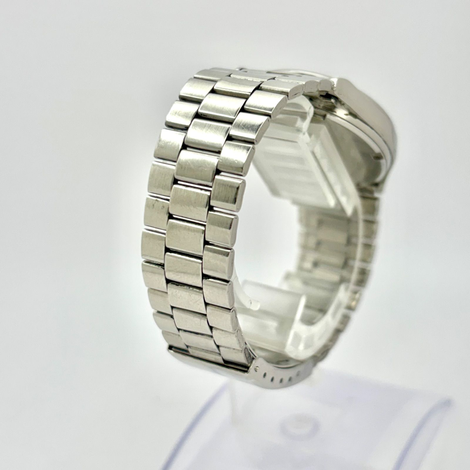 新品電池】SEIKO セイコー Chronos クロノス メンズ 腕時計 シルバー