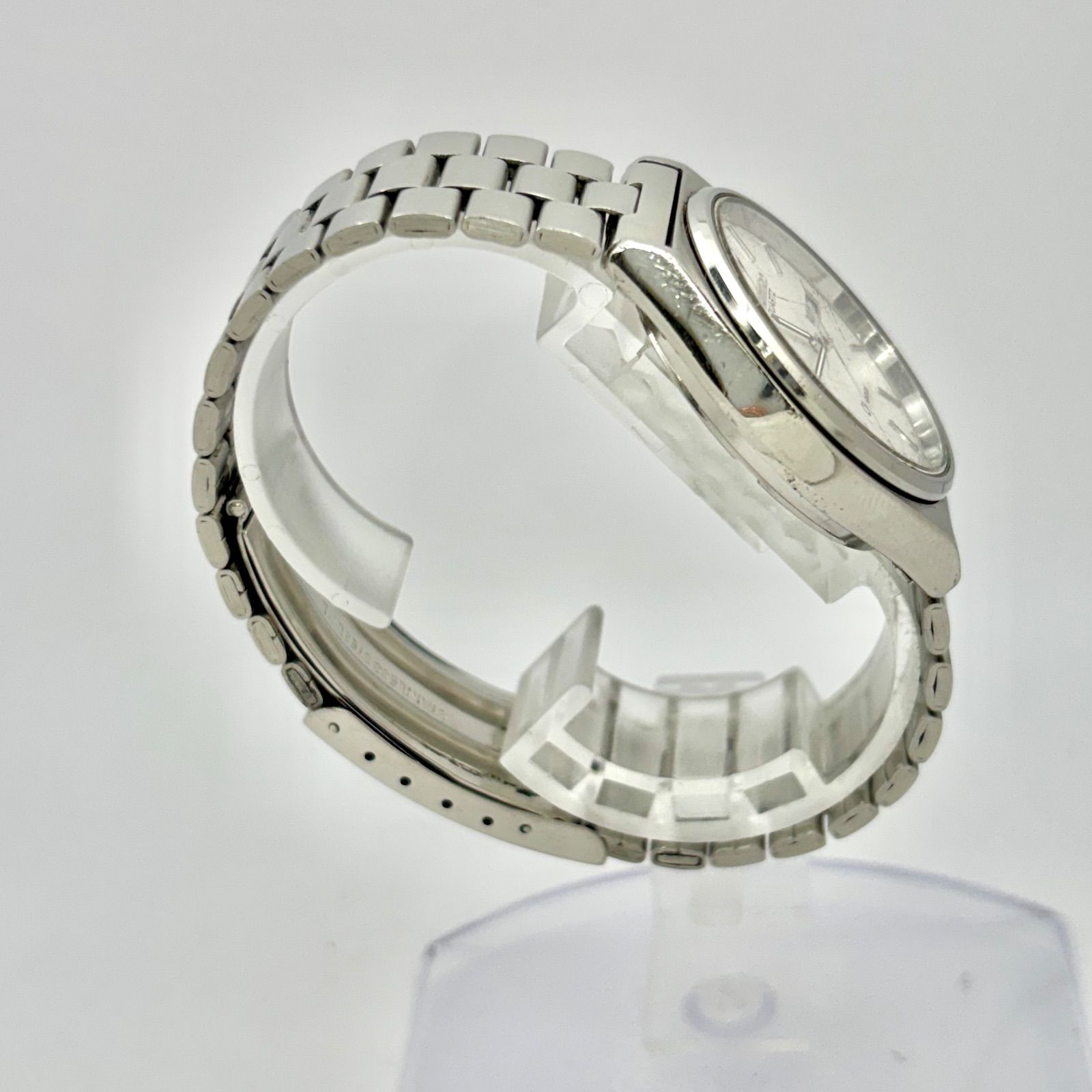 新品電池】SEIKO セイコー Chronos クロノス メンズ 腕時計 シルバー