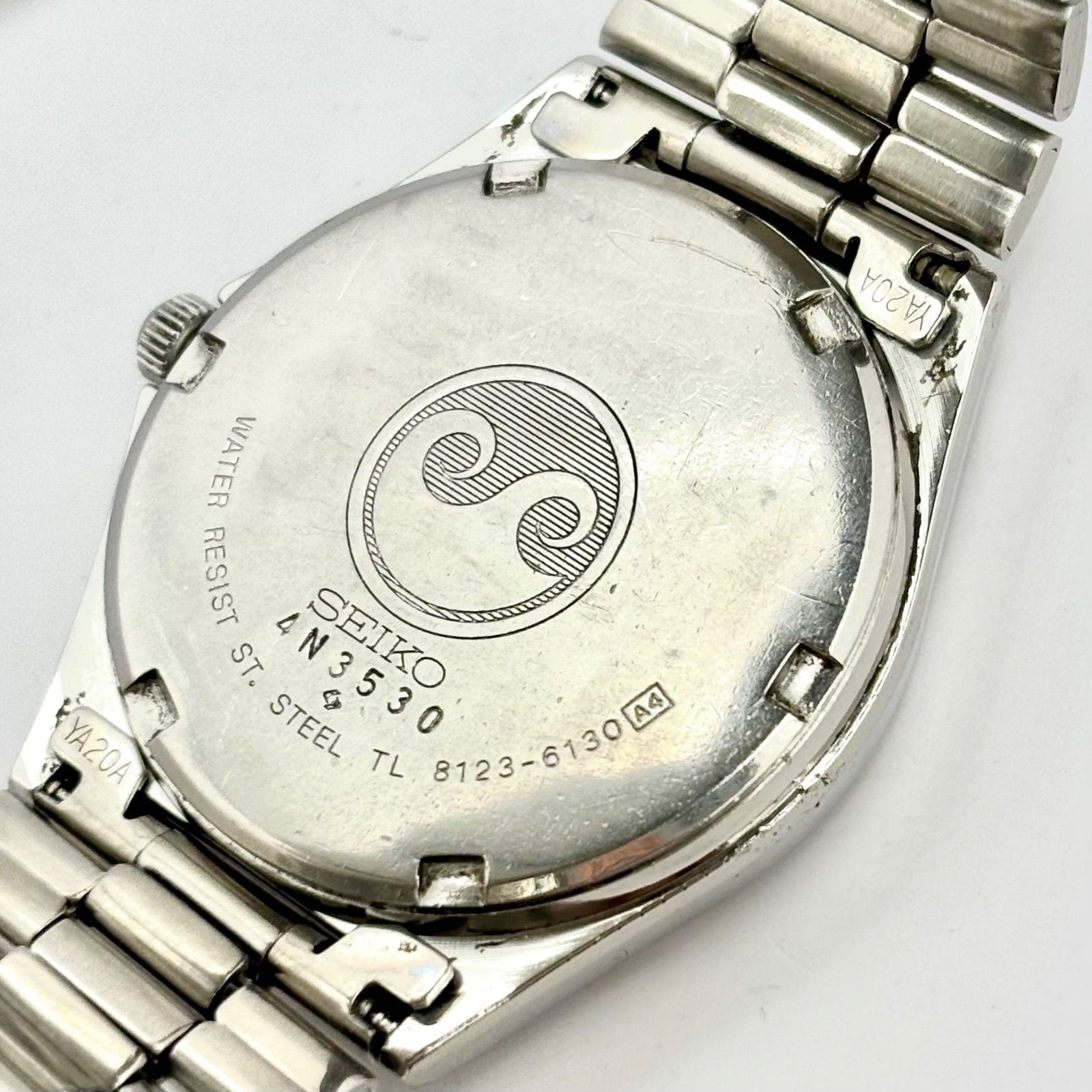 新品電池】SEIKO セイコー Chronos クロノス メンズ 腕時計 シルバー