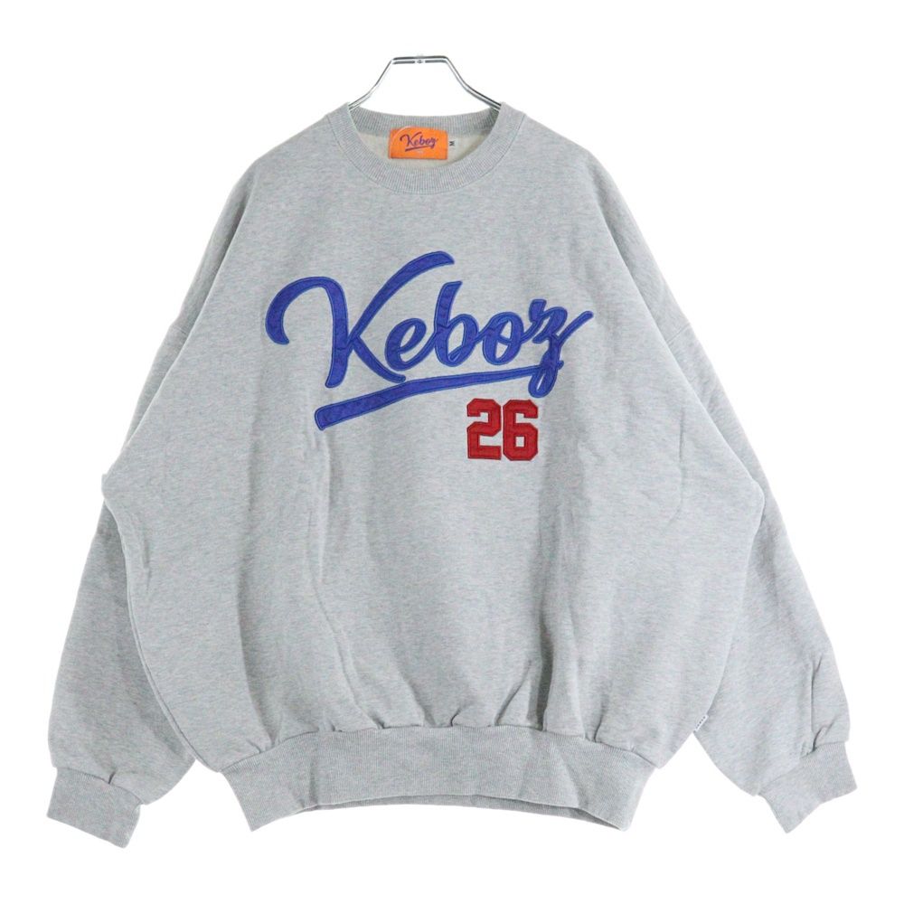KEBOZ (ケボズ) ×FROCLUB フロクラブ 両面刺繍デザイン クルーネック
