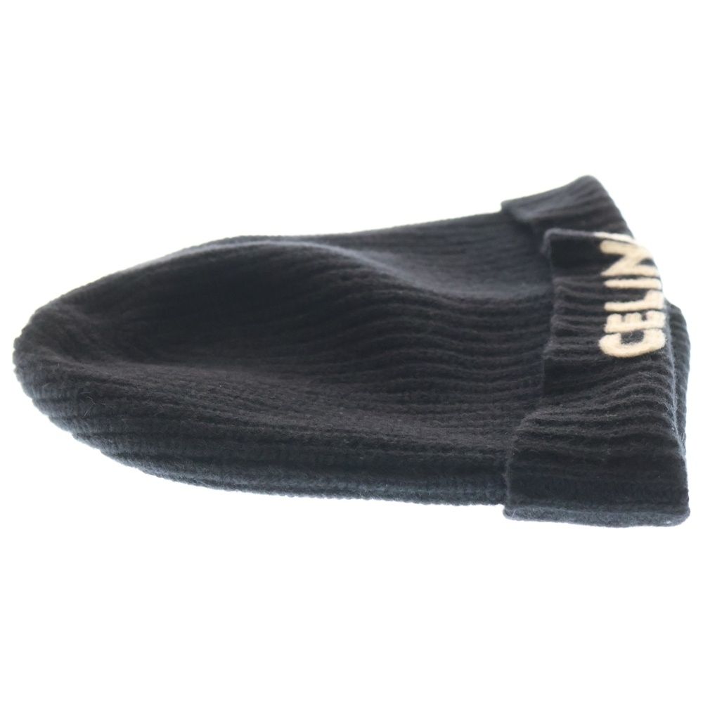 CELINE (セリーヌ) Embroidery Logo Knit Beanie 2A25R535Q ロゴ