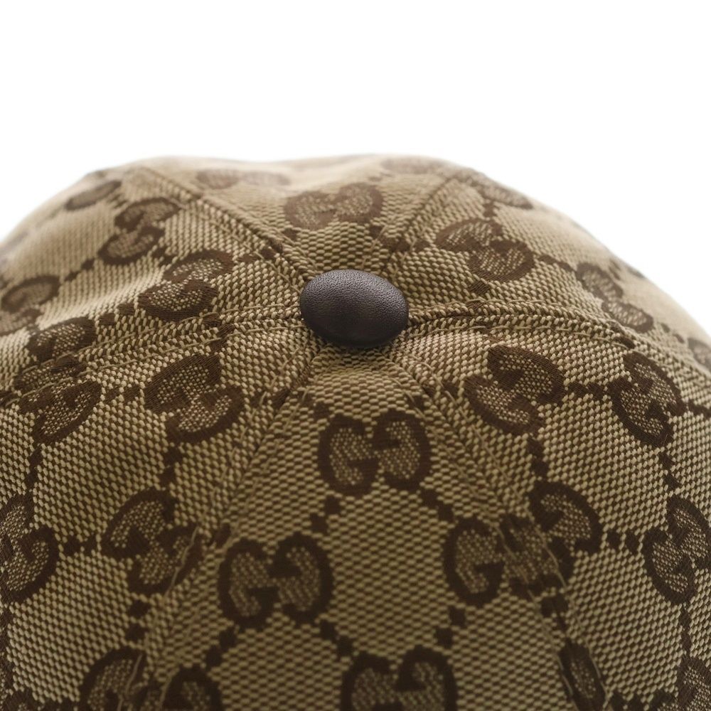 GUCCI (グッチ) GGキャンバス シェリーライン 6パネル ベースボール
