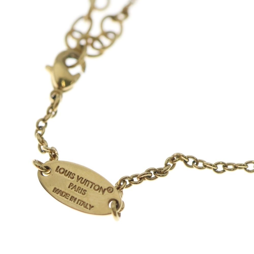 LOUIS VUITTON (ルイヴィトン) エッセンシャルV ネックレス ゴールド