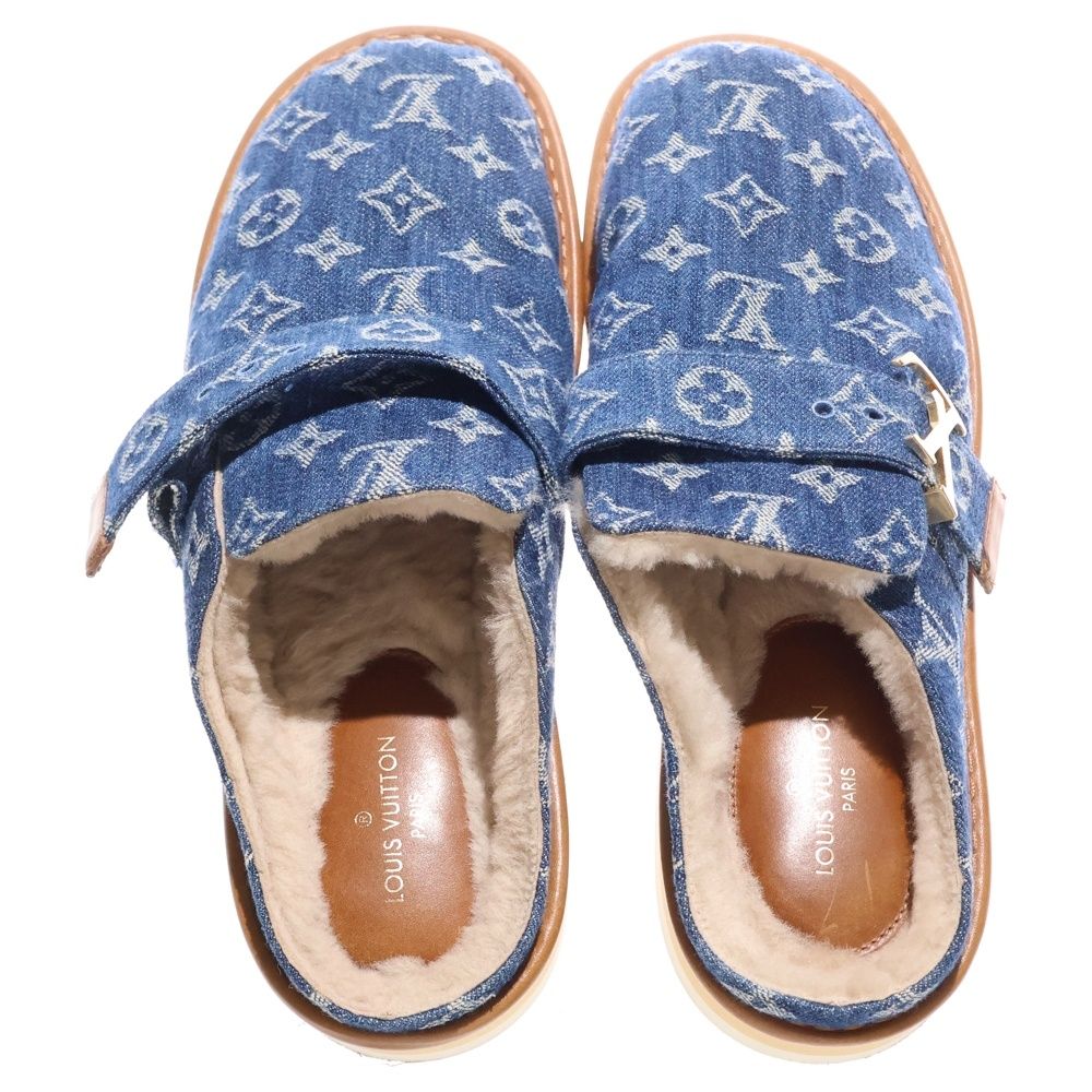 LOUIS VUITTON (ルイヴィトン) LVコージー ライン モノグラムデニム