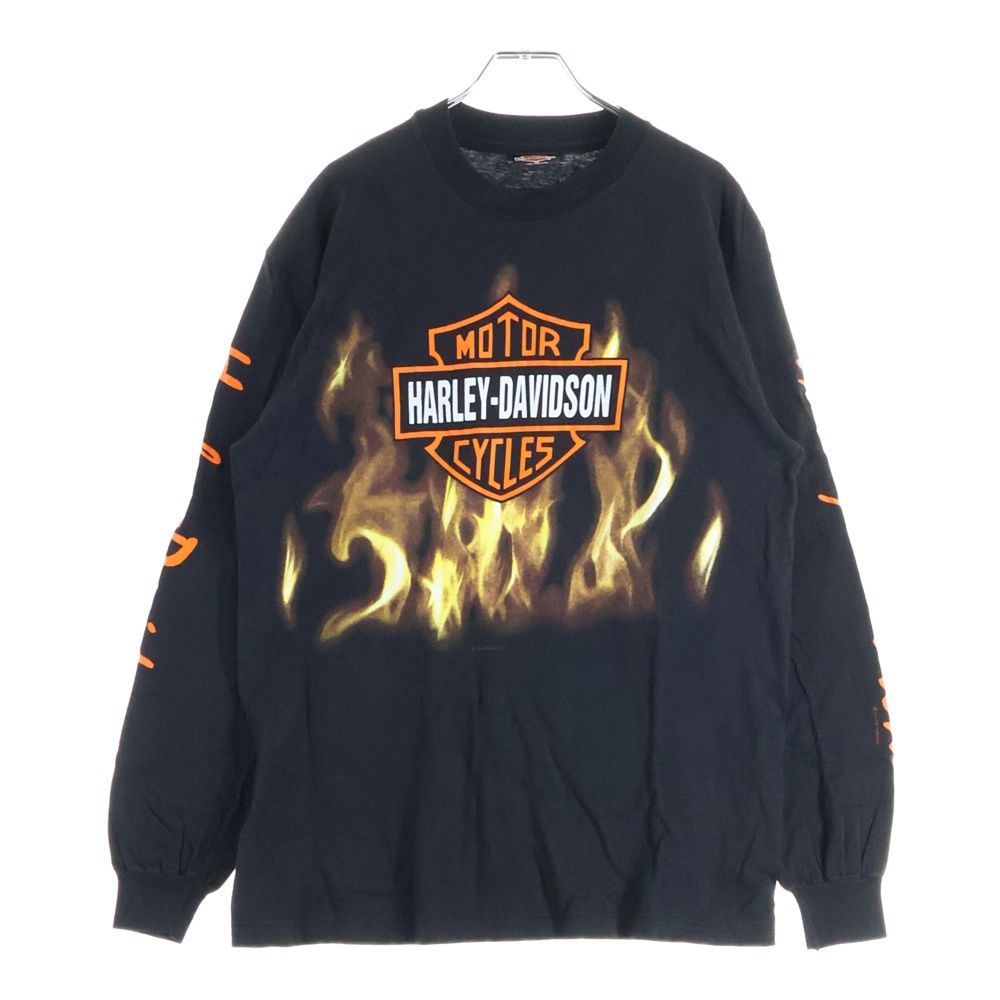 HARLEY DAVIDSON (ハーレーダビッドソン) 90s FLAME PRINT L/S