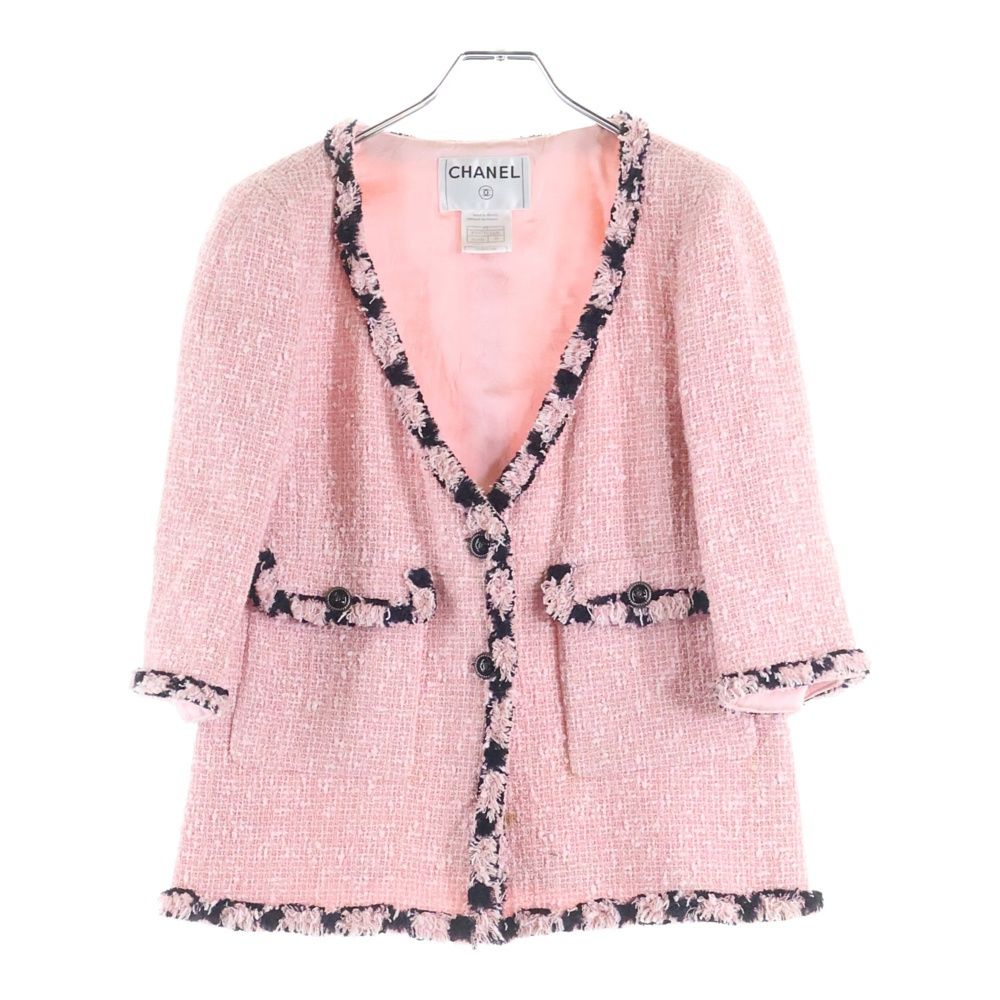 CHANEL (シャネル) 07SS ココマーク ツイード テーラードジャケット