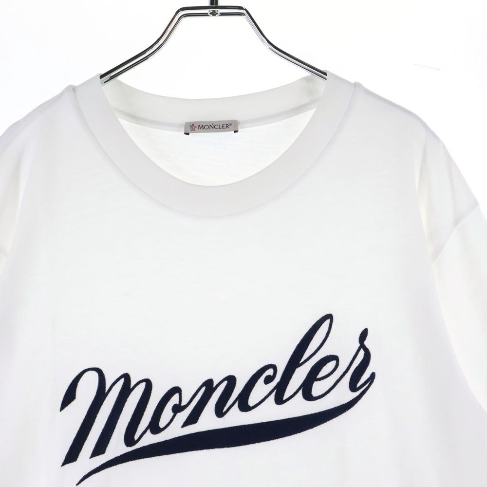 MONCLER (モンクレール) 23SS ロゴ刺繍 クルーネック 半袖Tシャツ