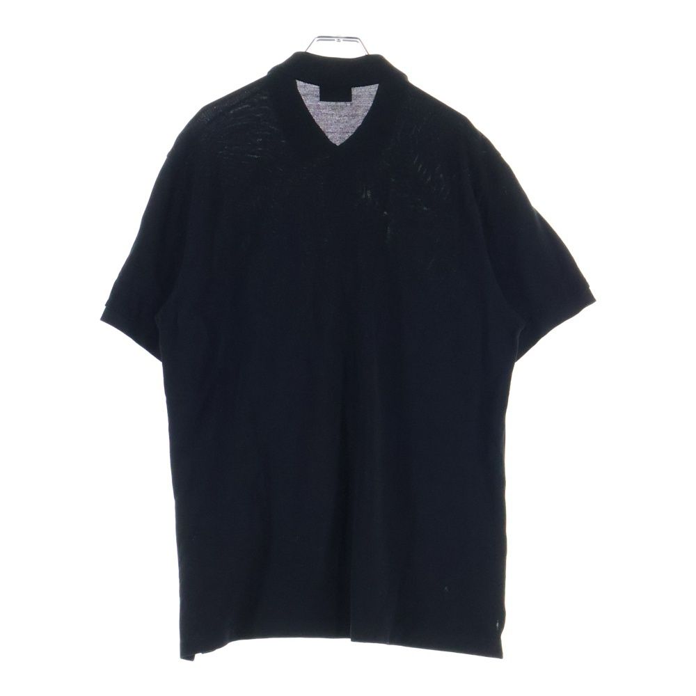 FENDI (フェンディ) モンスター刺繍 鹿の子 半袖ポロシャツ ブラック