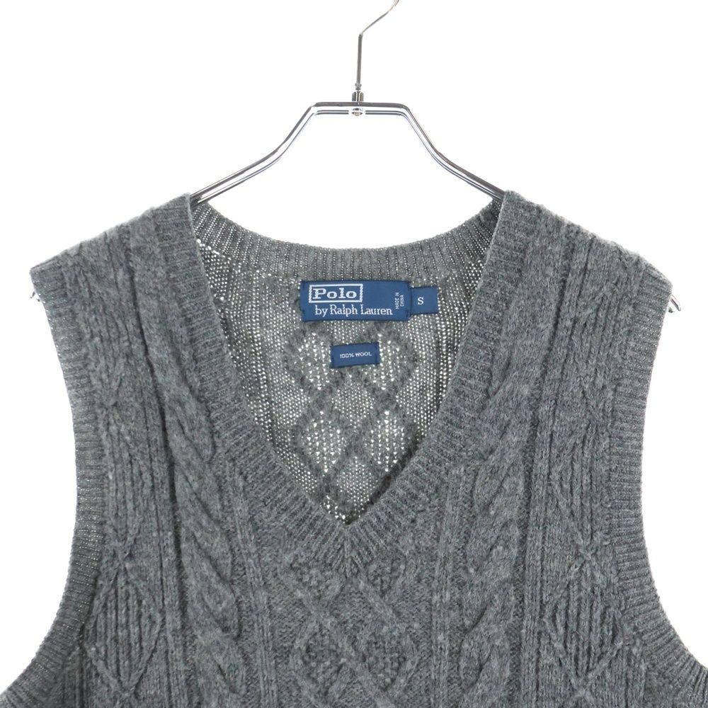 POLO RALPH LAUREN (ポロラルフローレン) Vネック ウール ケーブル