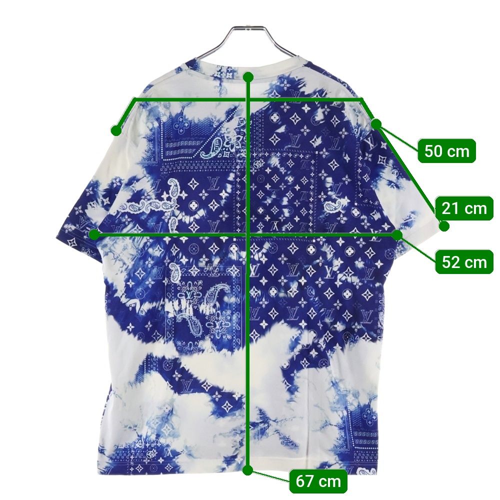 LOUIS VUITTON (ルイヴィトン) 22AW モノグラム総柄 クルーネック 半袖