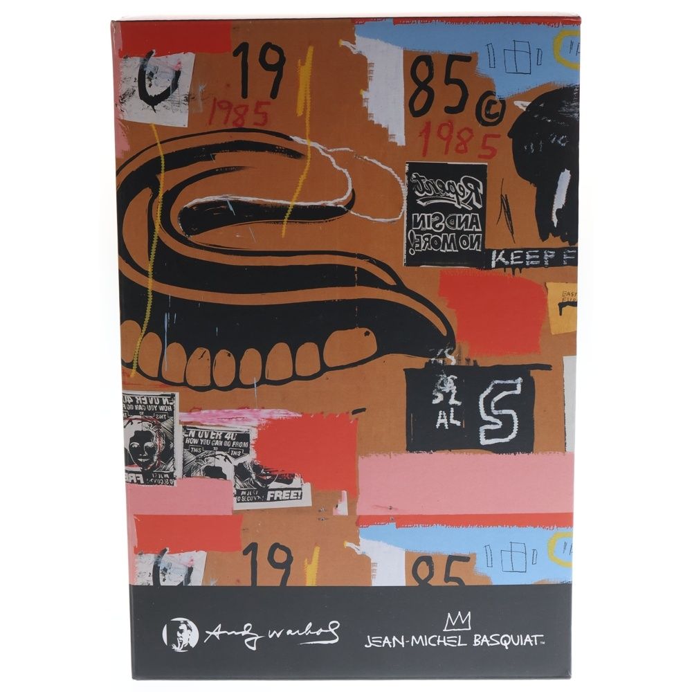 BE@RBRICK (ベアブリック) Andy Warhol × JEAN-MICHEL BASQUIAT #2 400
