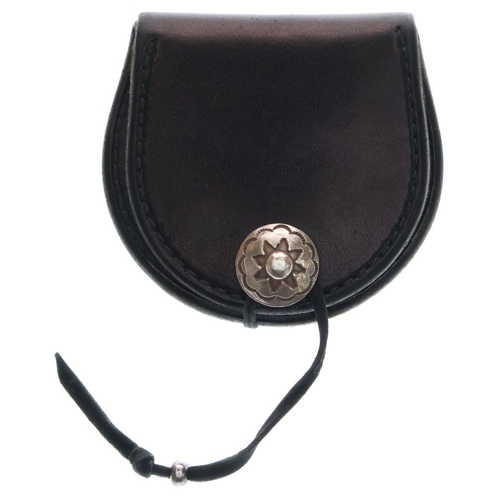 goro's (ゴローズ) SVコンチョ付き レザー コインケース 丸型小銭入れ