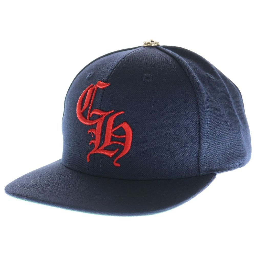 CHROME HEARTS (クロムハーツ) CH HAT CH刺繍ベースボールキャップ帽子