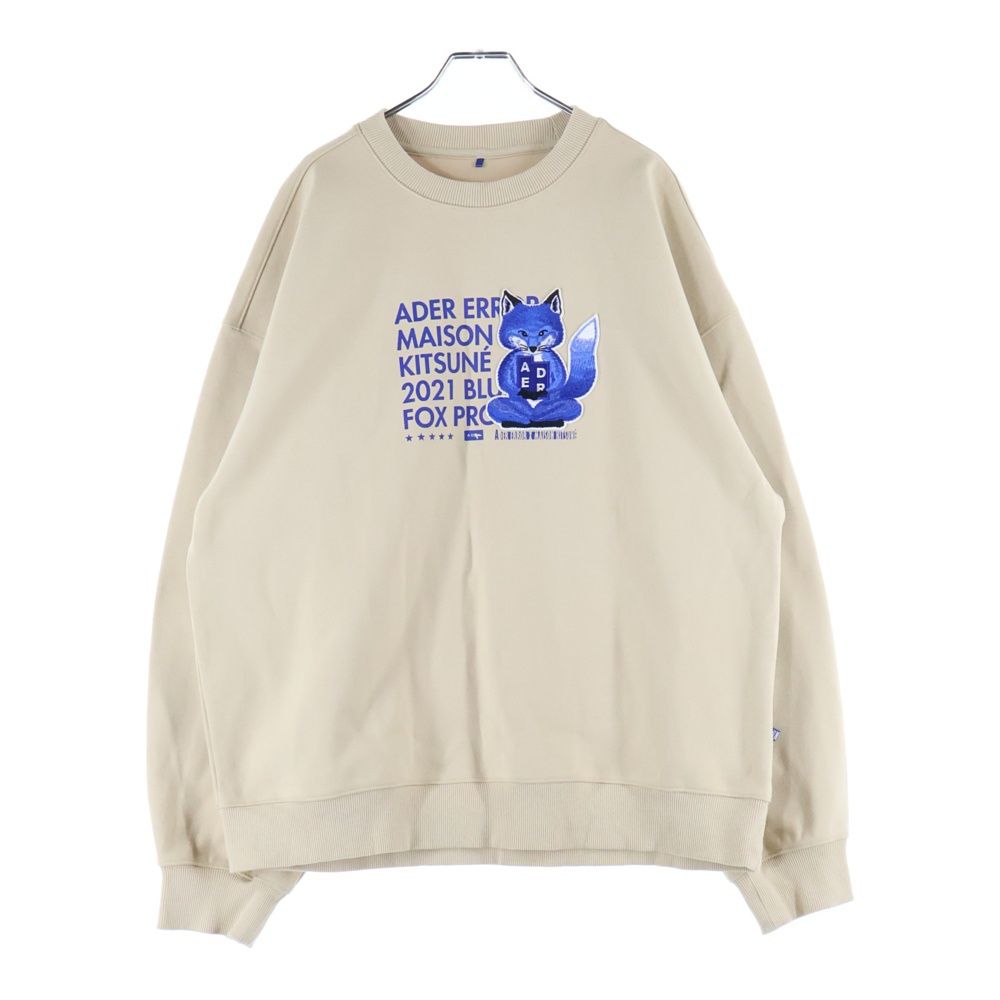 ADER ERROR メゾンキツネ　スウェット MAISON KITSUNE (メゾンキツネ) 21AW ×ADER ERROR Sweat shirts