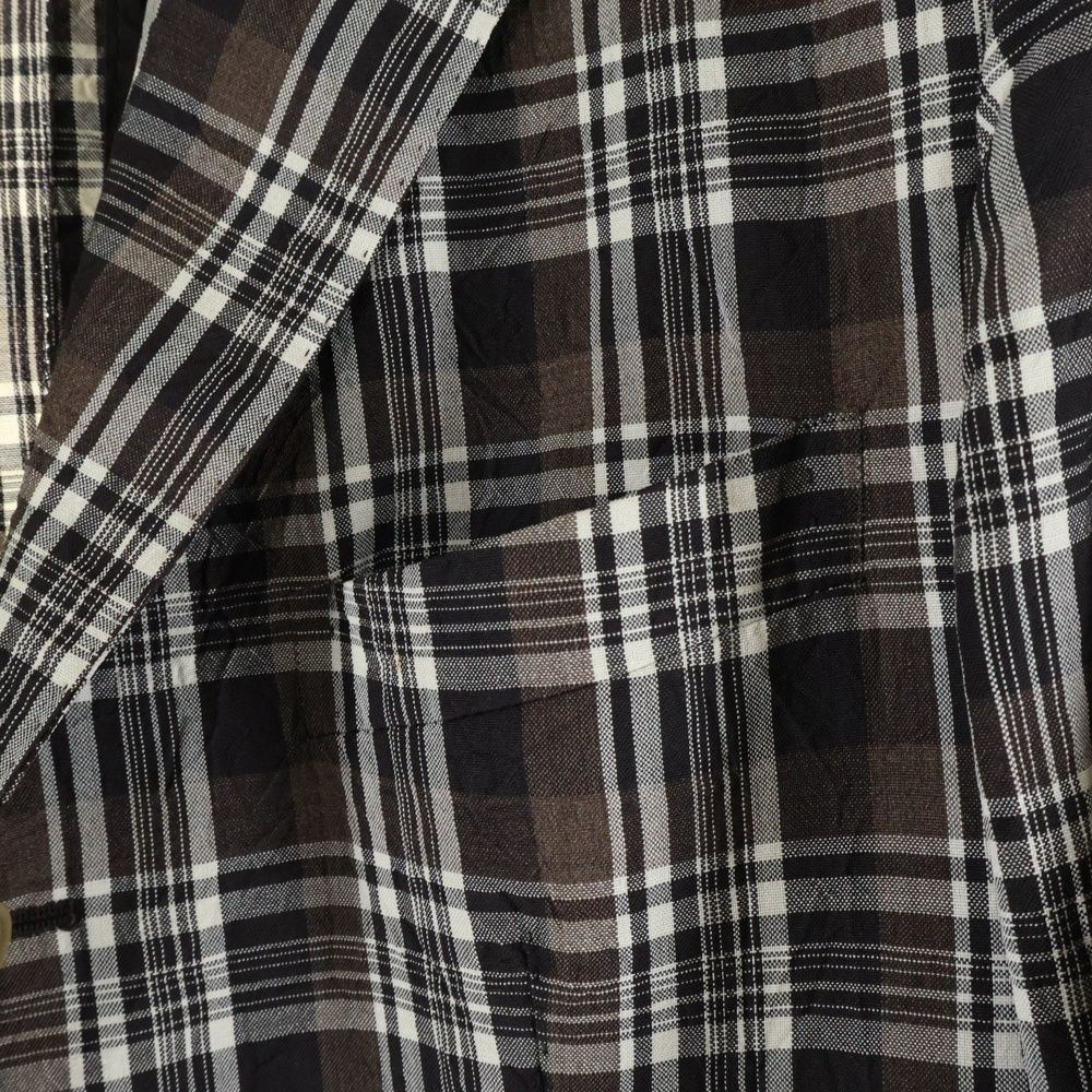 TAGLIATORE (タリアトーレ) チェック総柄 ウール ラペルピン 2B