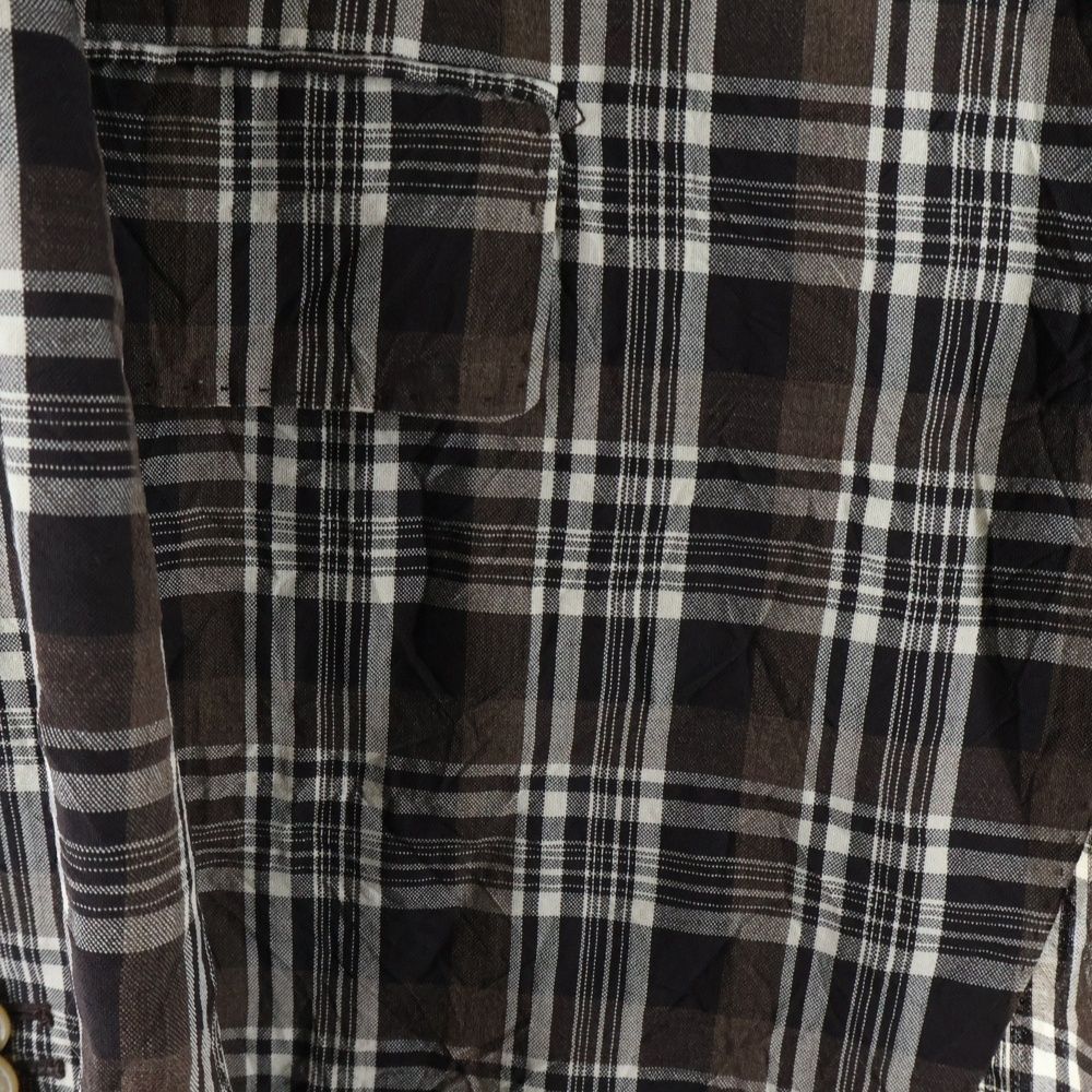 TAGLIATORE (タリアトーレ) チェック総柄 ウール ラペルピン 2B