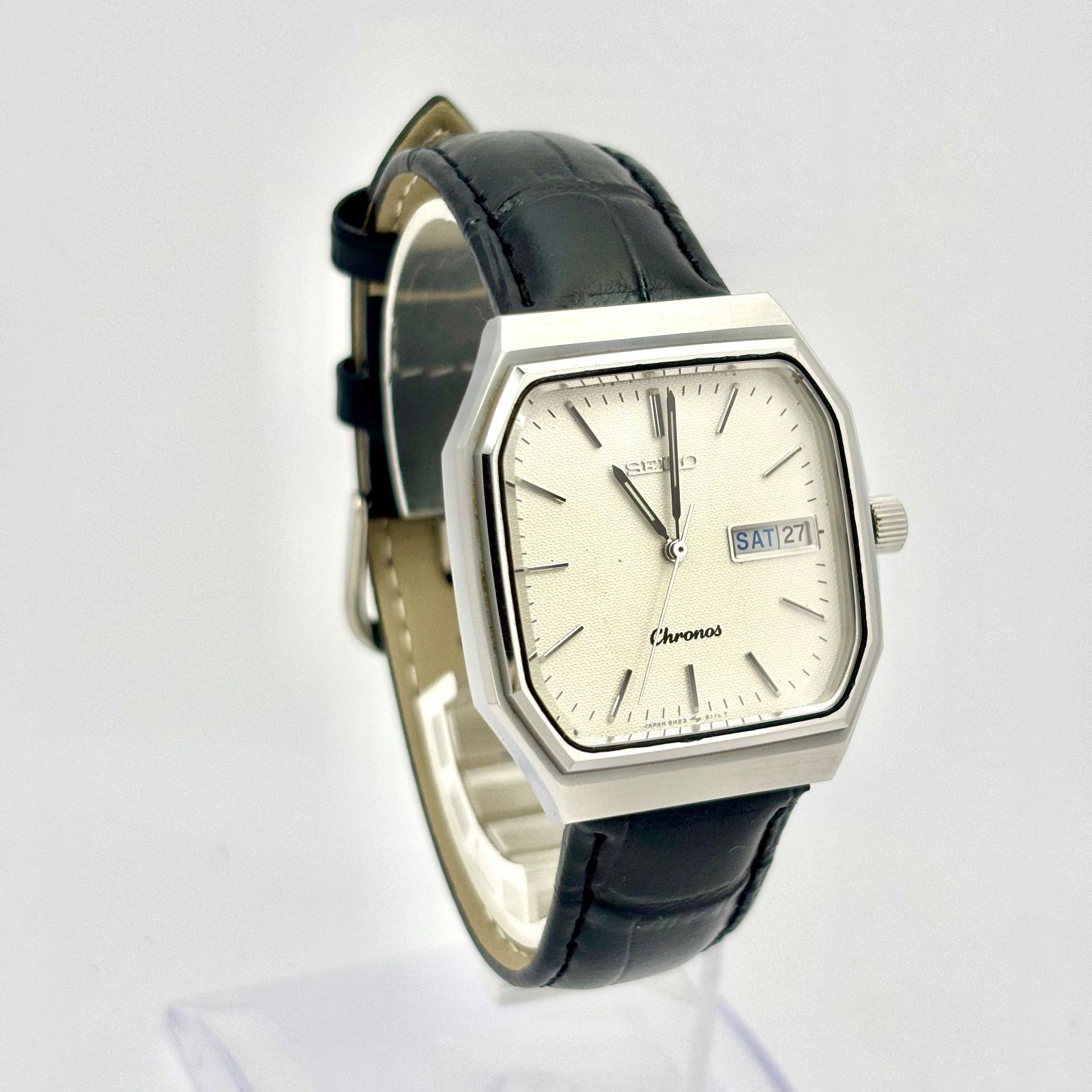 新品電池 SEIKO クロノス 5H23-5100 デイデイト オクタゴン 美品 新品電池 SEIKO クロノス 5H23-5100 デイデイト オクタゴン 美品 美品