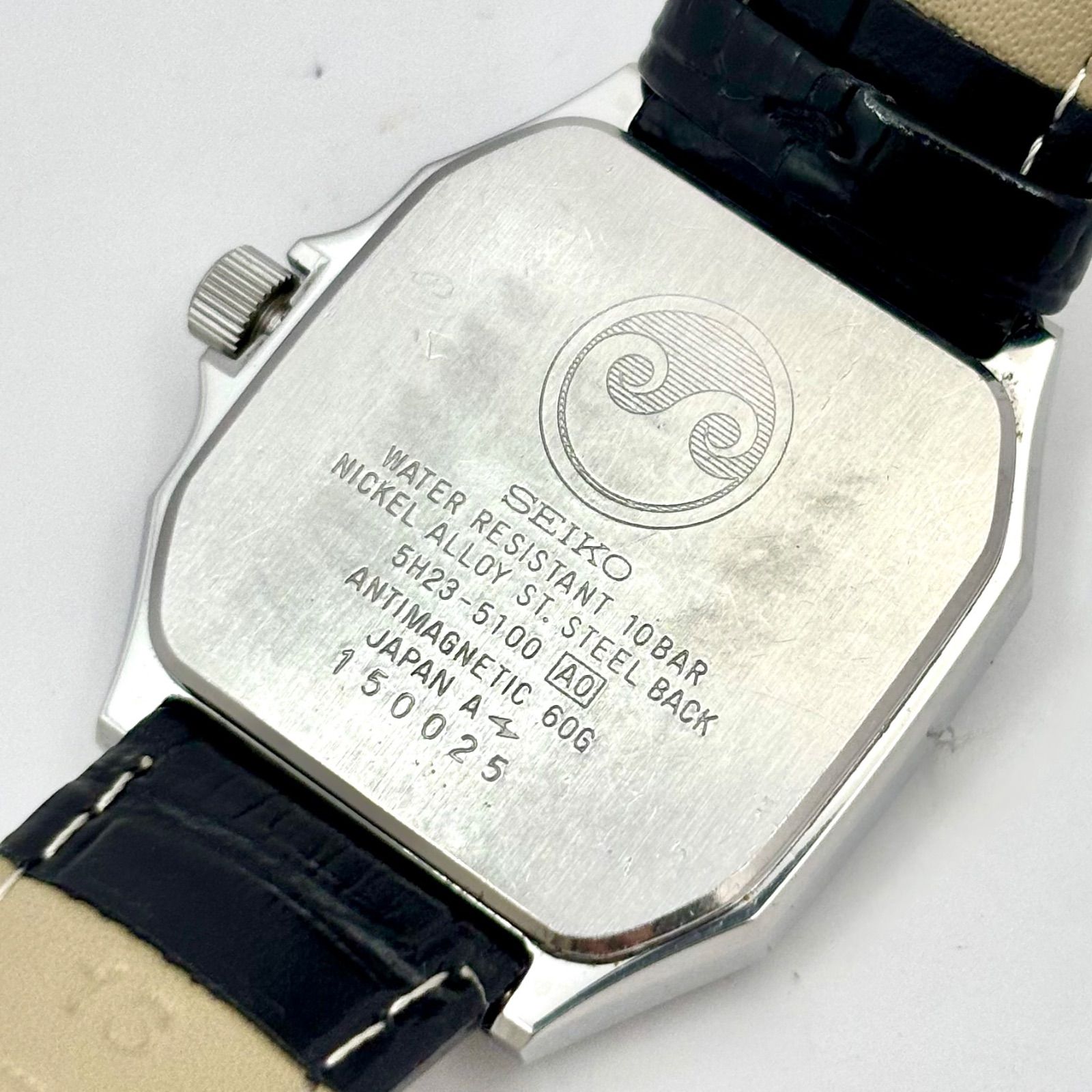 新品電池 SEIKO クロノス 5H23-5100 デイデイト オクタゴン 美品 新品電池】SEIKO セイコー Chronos クロノス メンズ 腕時計 デイデイト