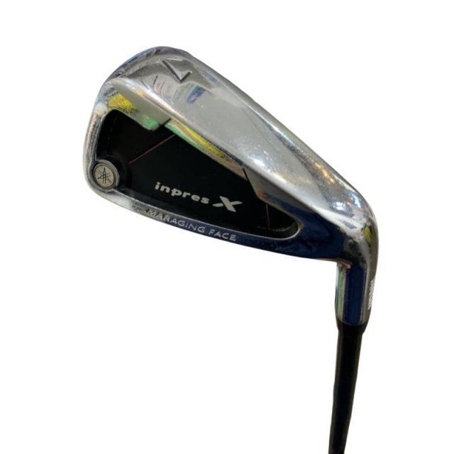 ヤマハ inpres X Black メンズ　ゴルフ　14本フルセット 中古】 ヤマハ inpres X D BLACK 8S アイアンセット IR DX-508i