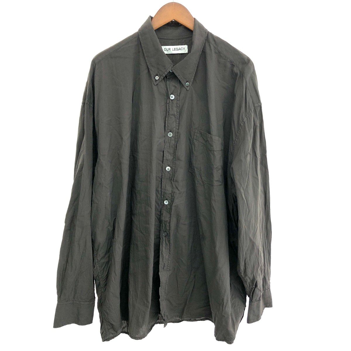 OUR LEGACY アワーレガシー 長袖シャツ/BORROWED BD SHIRT サイズ:52