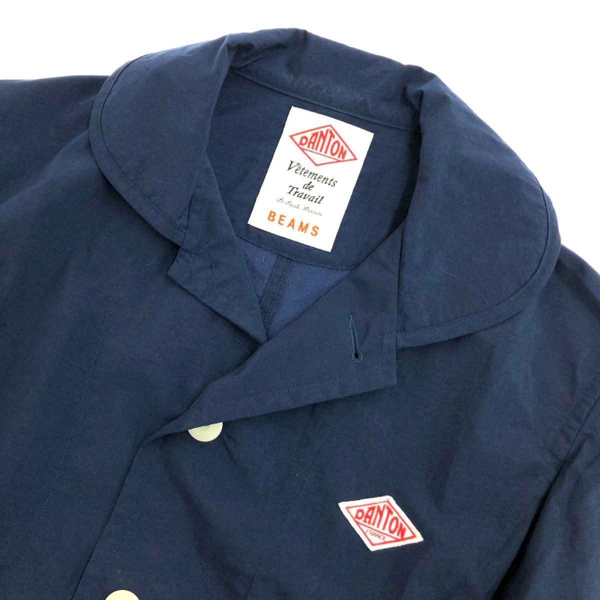 Danton ダントン ビームス別注/ナイロンジャケット サイズ:38 ロゴ