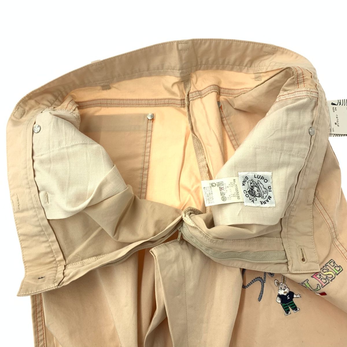 SINA COVA シナコバ チノパンツ サイズ:88 コットン/ポリウレタン/刺繍