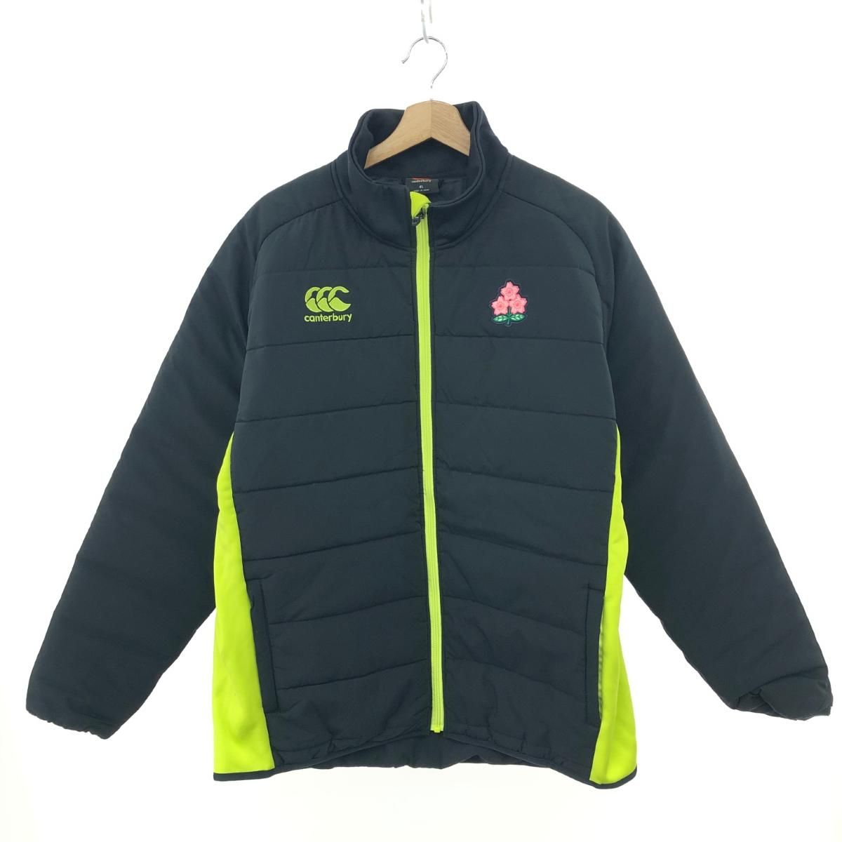 CANTERBURRY カンタベリー 中綿ジャケット 大きいサイズ:4L 日本代表/ジップアップ   ポリエステル ブラック メンズ / 240001177954 CANTERBURRY カンタベリー 中綿ジャケット 大きいサイズ:4L 日本代表