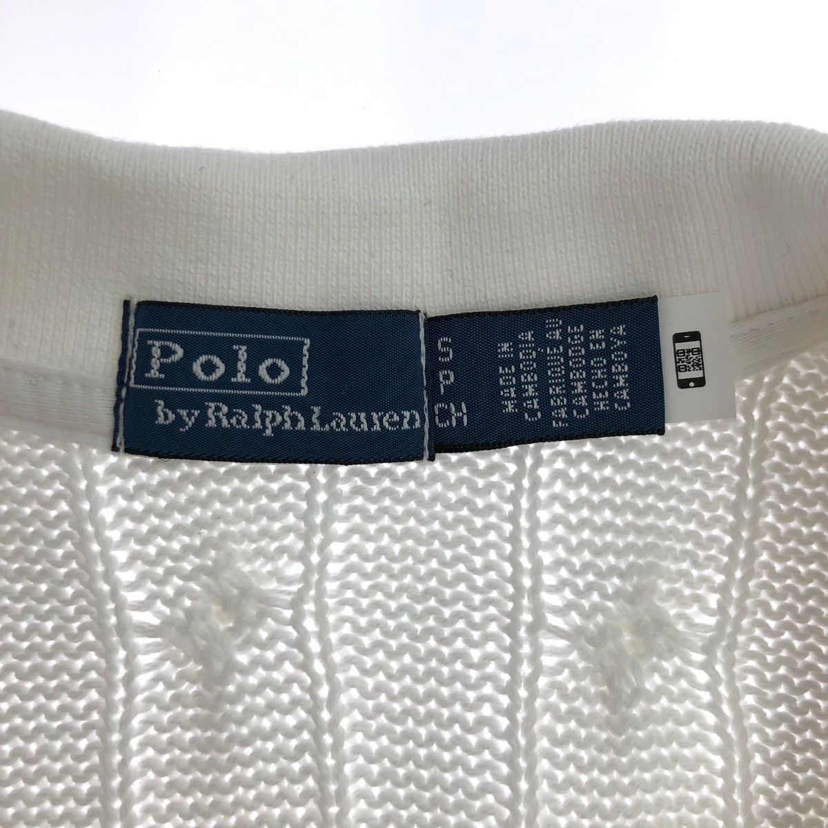 POLO RALPH LAUREN ポロラルフローレン 半袖ケーブルポロニット サイズ