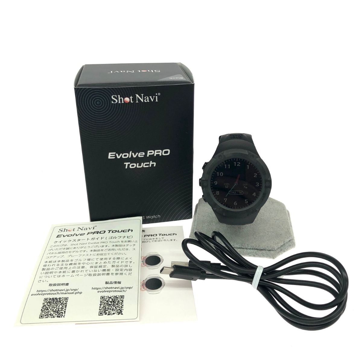 新品】Shot Navi Evolve PRO rカラー：ブラック（黒） ショットナビ