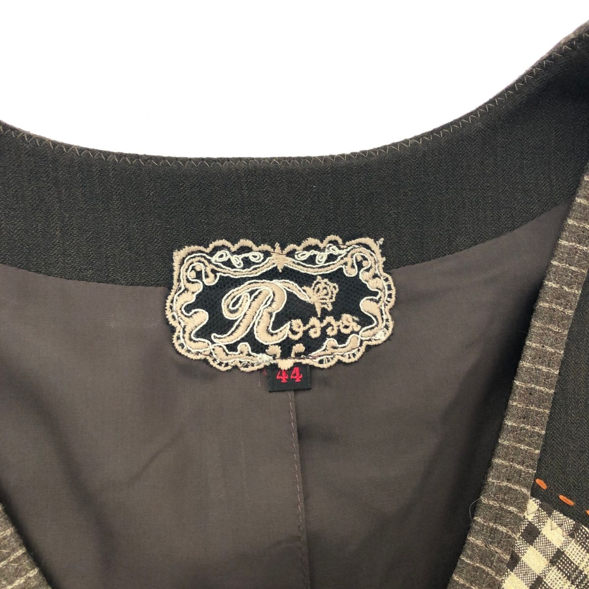 import Rossa インポートロッサ ベスト サイズ:44 パッチワーク調