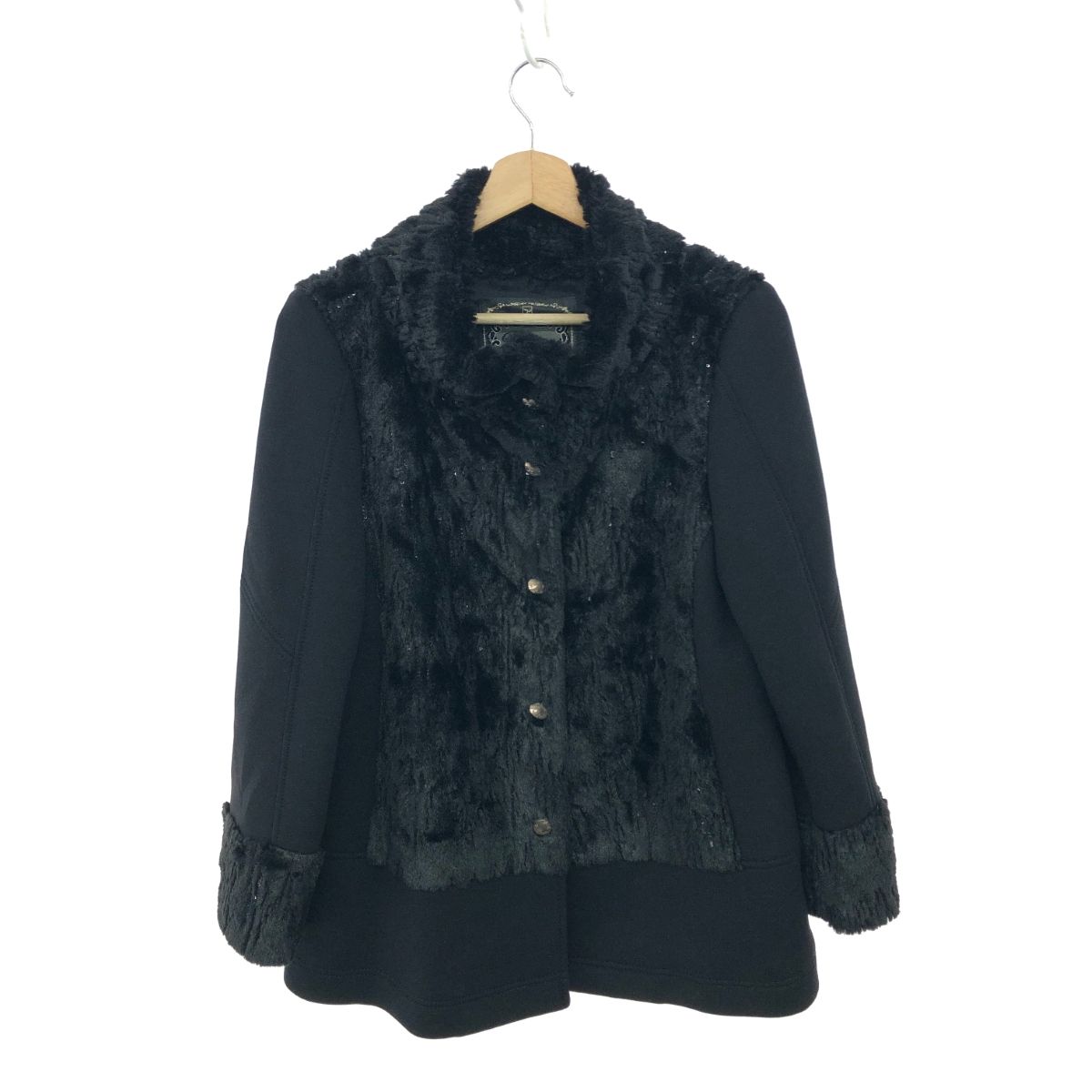 import Rossa インポートロッサ コート サイズ:42 異素材/スパンコール