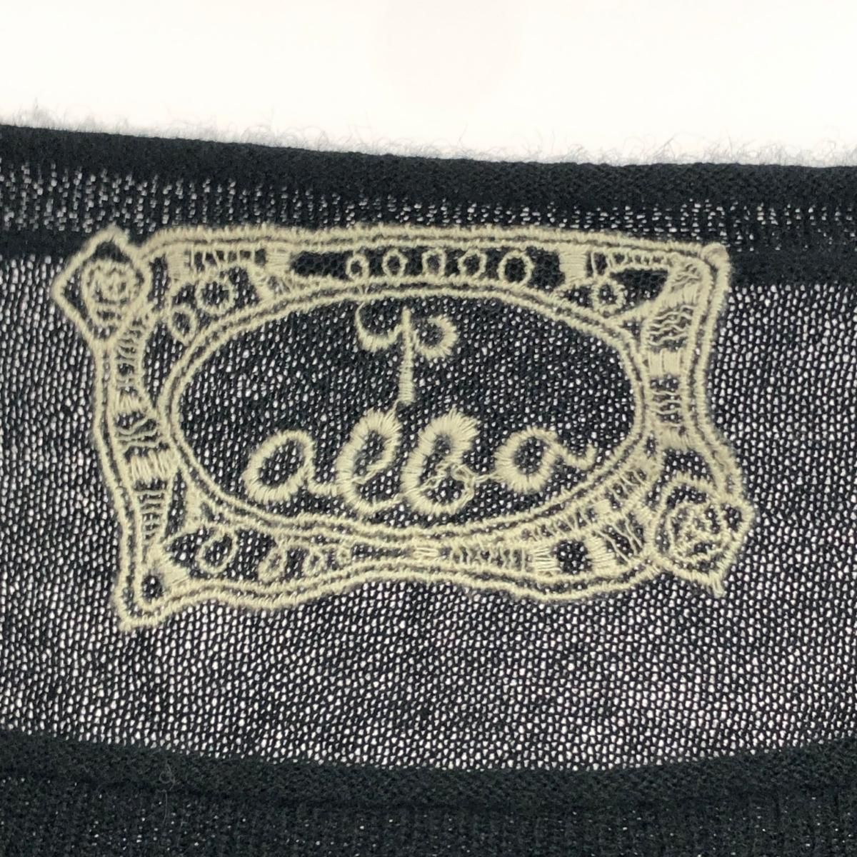 import Rossa インポートロッサ カシミヤニット サイズ:44 ロング丈/ビーズ/長袖    ブラック レディース / 240001179000 import Rossa インポートロッサ カシミヤニット サイズ:44 ロング丈