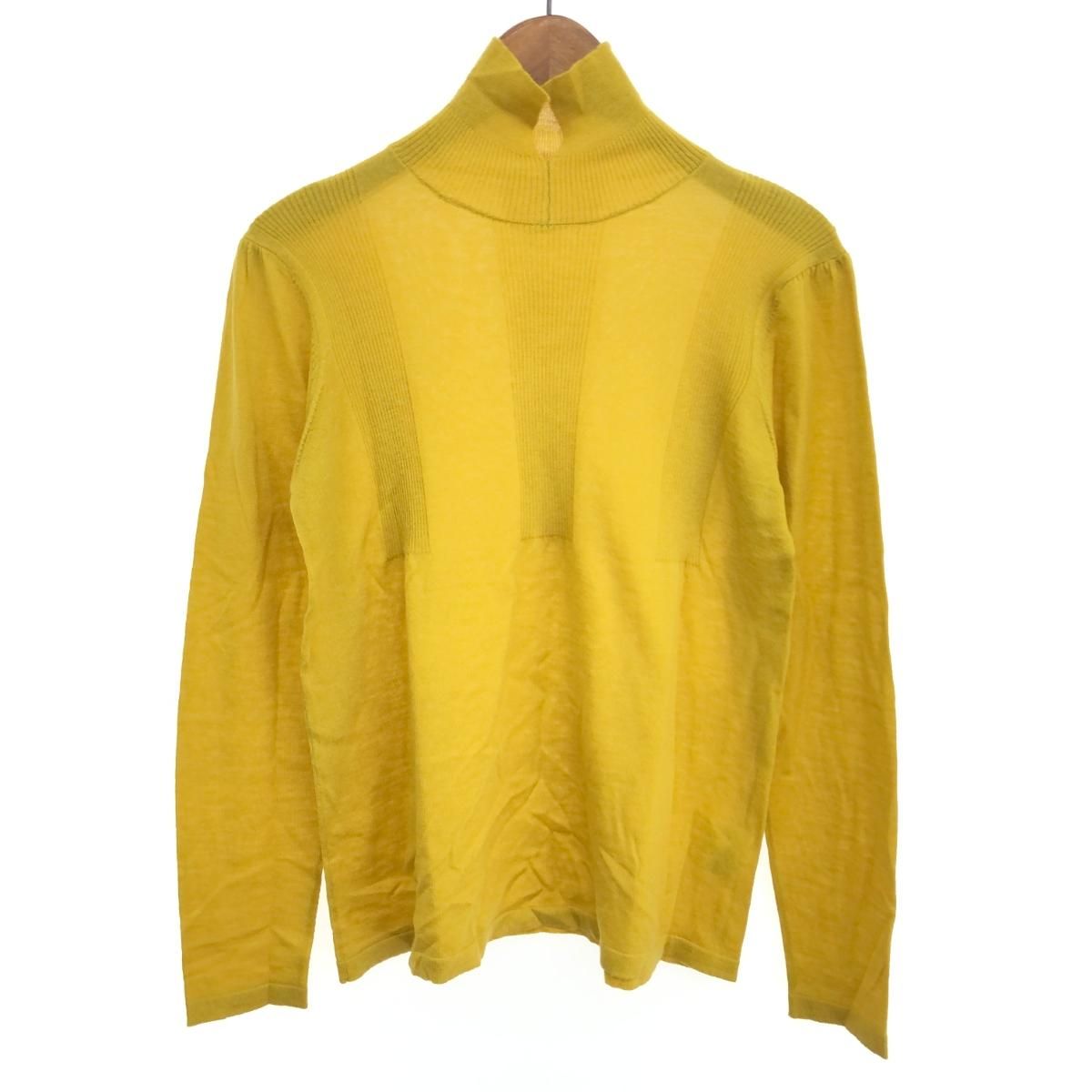import Rossa インポートロッサ カシミヤニット サイズ:42 ハイネック/長袖/チビ襟    イエロー レディース / 240001179011 import Rossa インポートロッサ カシミヤニット サイズ:42 ハイネック