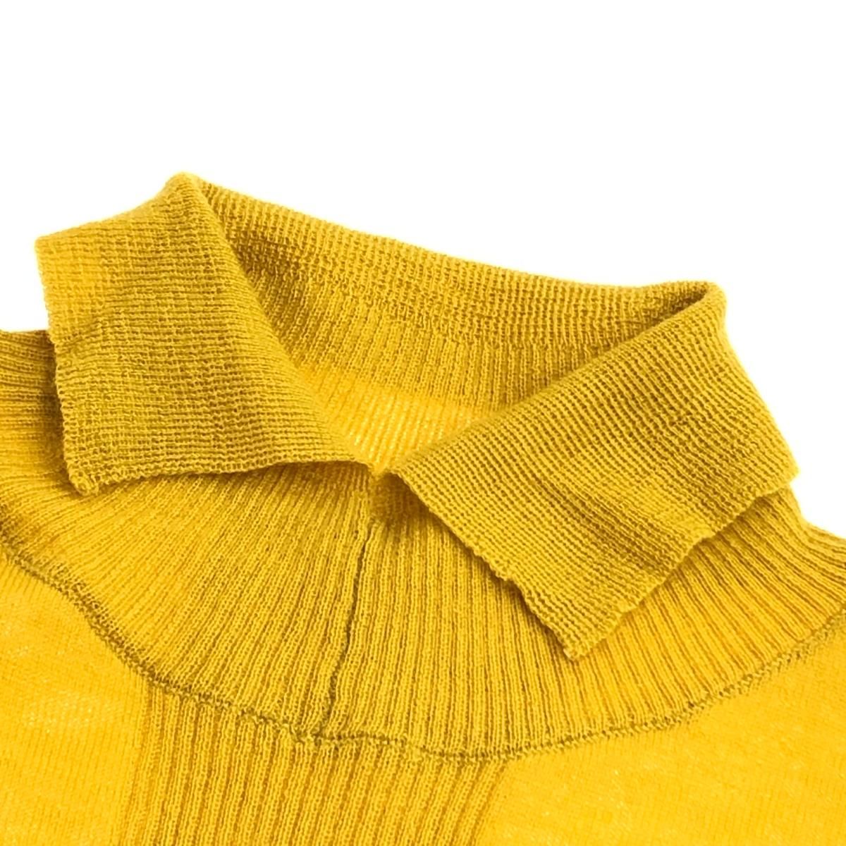 import Rossa インポートロッサ カシミヤニット サイズ:42 ハイネック/長袖/チビ襟    イエロー レディース / 240001179011 import Rossa インポートロッサ カシミヤニット サイズ:42 ハイネック