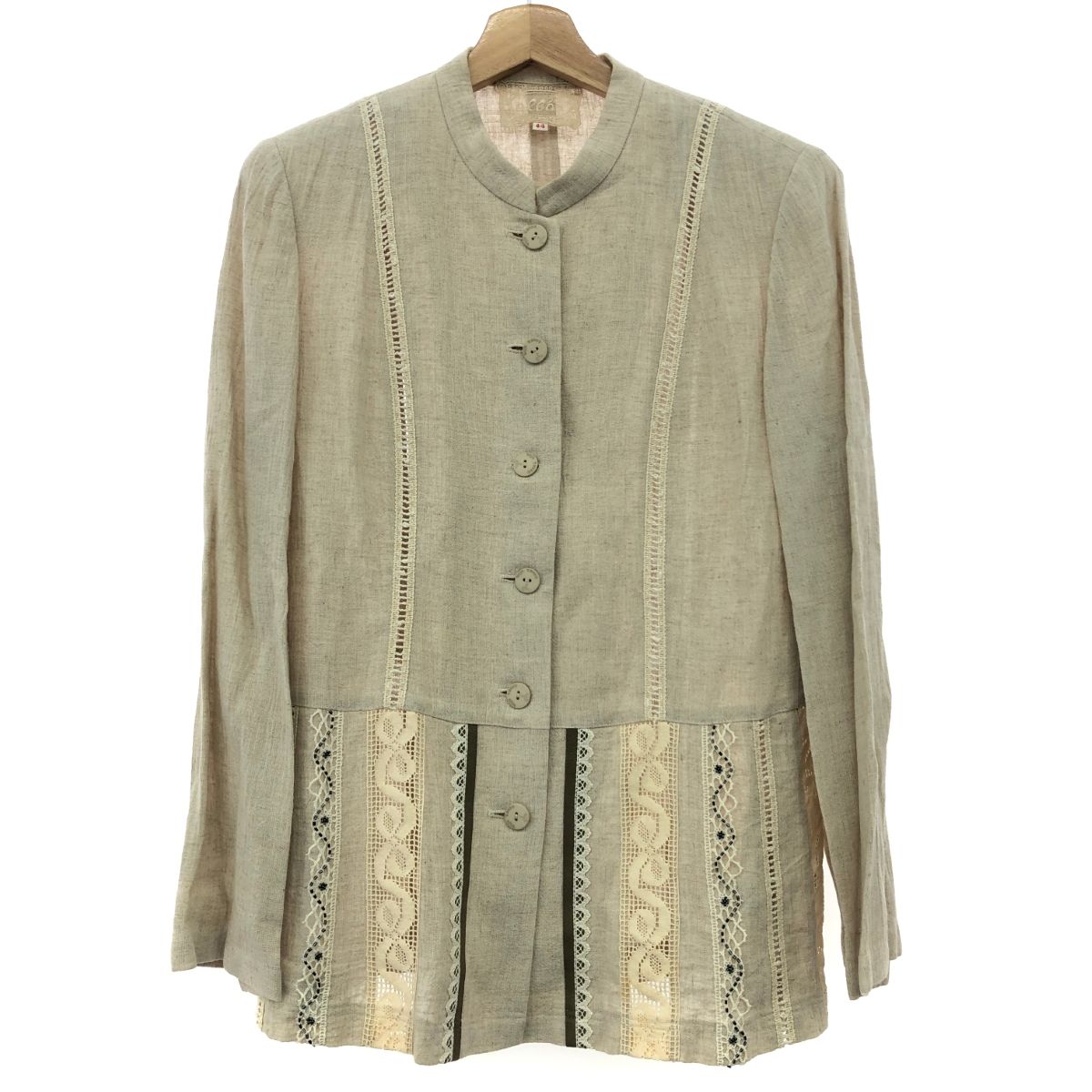 import Rossa インポートロッサ リネン混ジャケット サイズ:44 レース