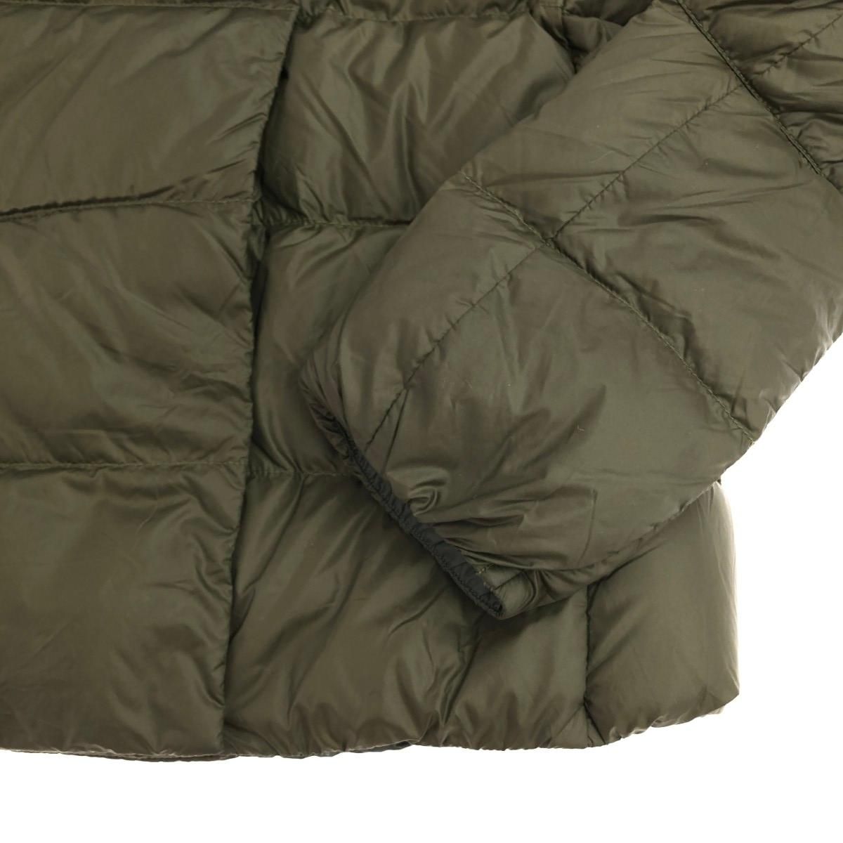 PYRENEX カンヌ ダウンジャケット ノーカラー カーキ JP40 PYRENEX カンヌ ダウンジャケット ノーカラー カーキ JP40 極美品