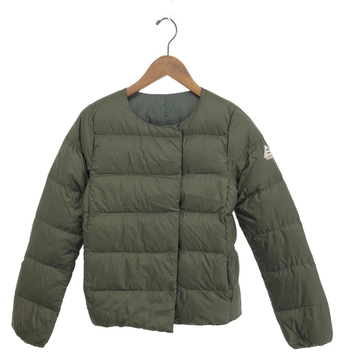 【未使用品】ピレネックス　カンヌ　ライトダウン　カーキ　36 M相当 PYRENEX ピレネックス CANNES/ダウンジャケット サイズ:36 カンヌ/ノー