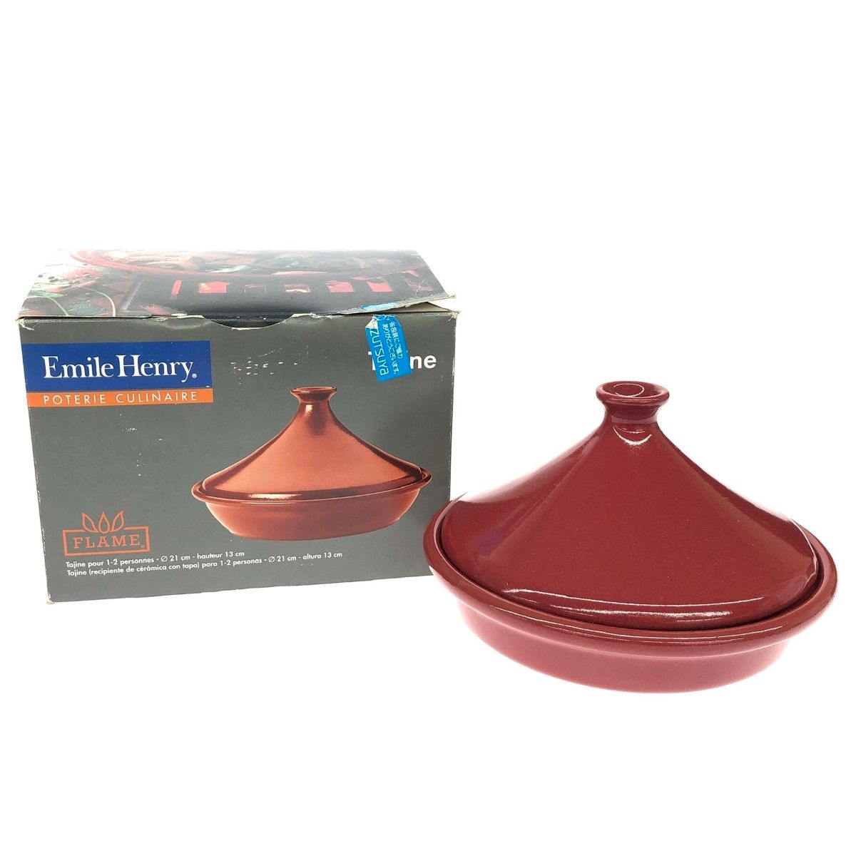 Emile Henry エミールアンリ タジン鍋 21cm レッド / 240001179761