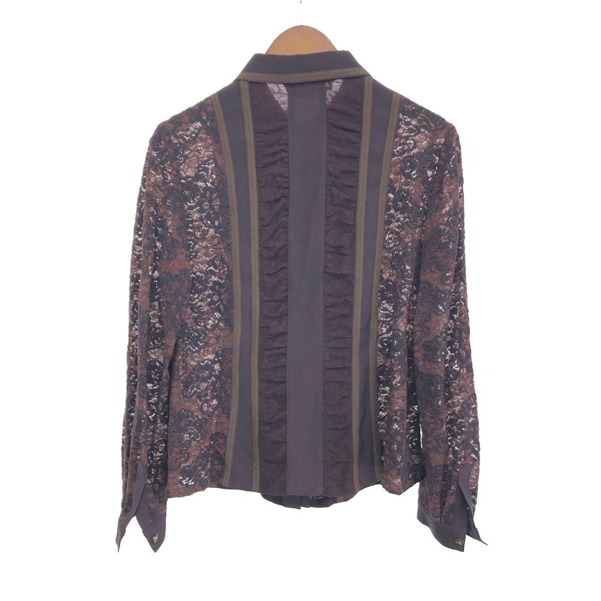 インポートロッサ　Import ROSSA レース　ロングブラウス import Rossa インポートロッサ 長袖ブラウス サイズ:44 シャツ レース