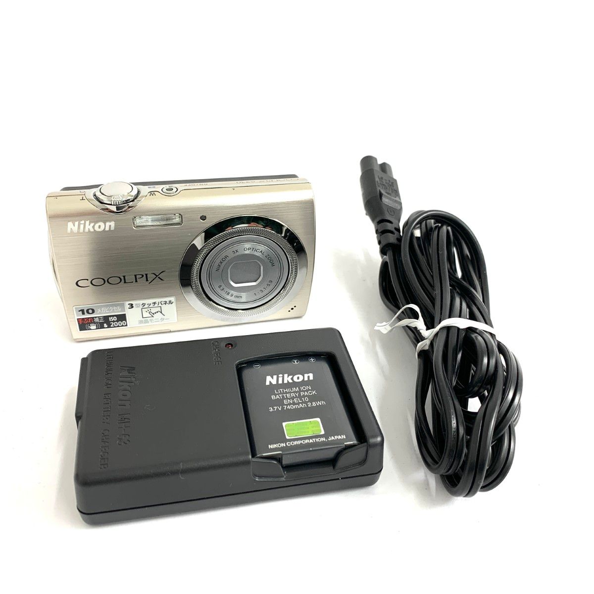 Nikon ニコン デジタルカメラ/クールピクス S230 シルバーカラー ユニ