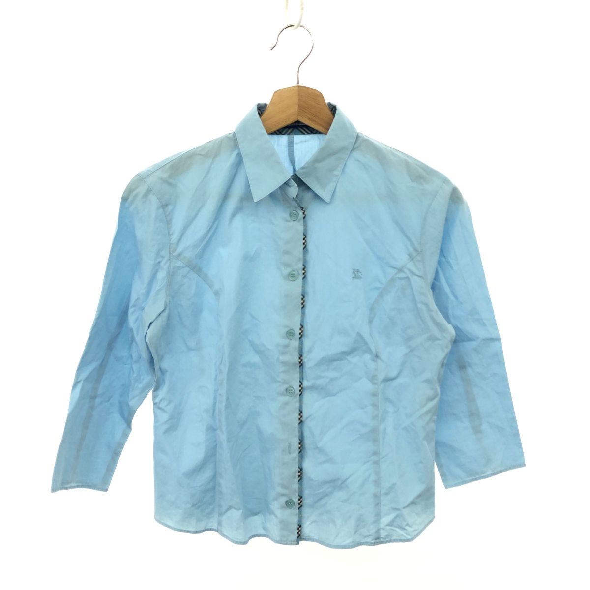 BURBERRY BLUE LABEL バーバリーブルーレーベル シャツ サイズ:38
