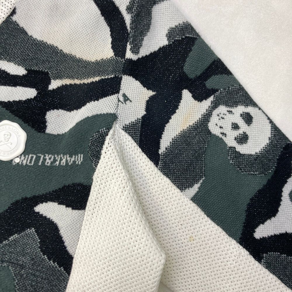 サイズ：M MARK&LONA マークアンドロナ ニットセーター カモフラ