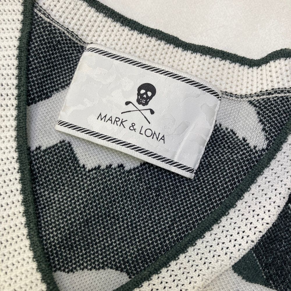 サイズ：M MARK&LONA マークアンドロナ ニットセーター カモフラ