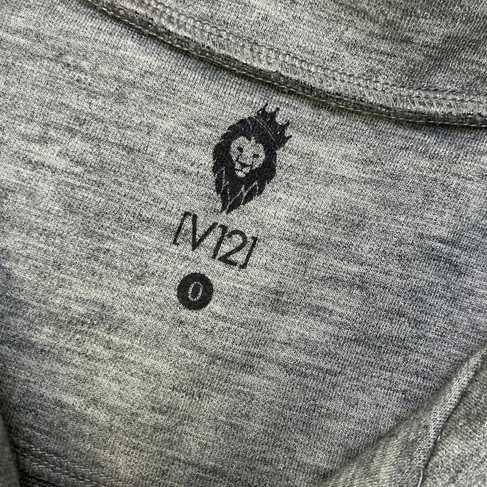 サイズ：0 V12 ヴィトゥエルヴ ジップジャケット スウェット グレー系