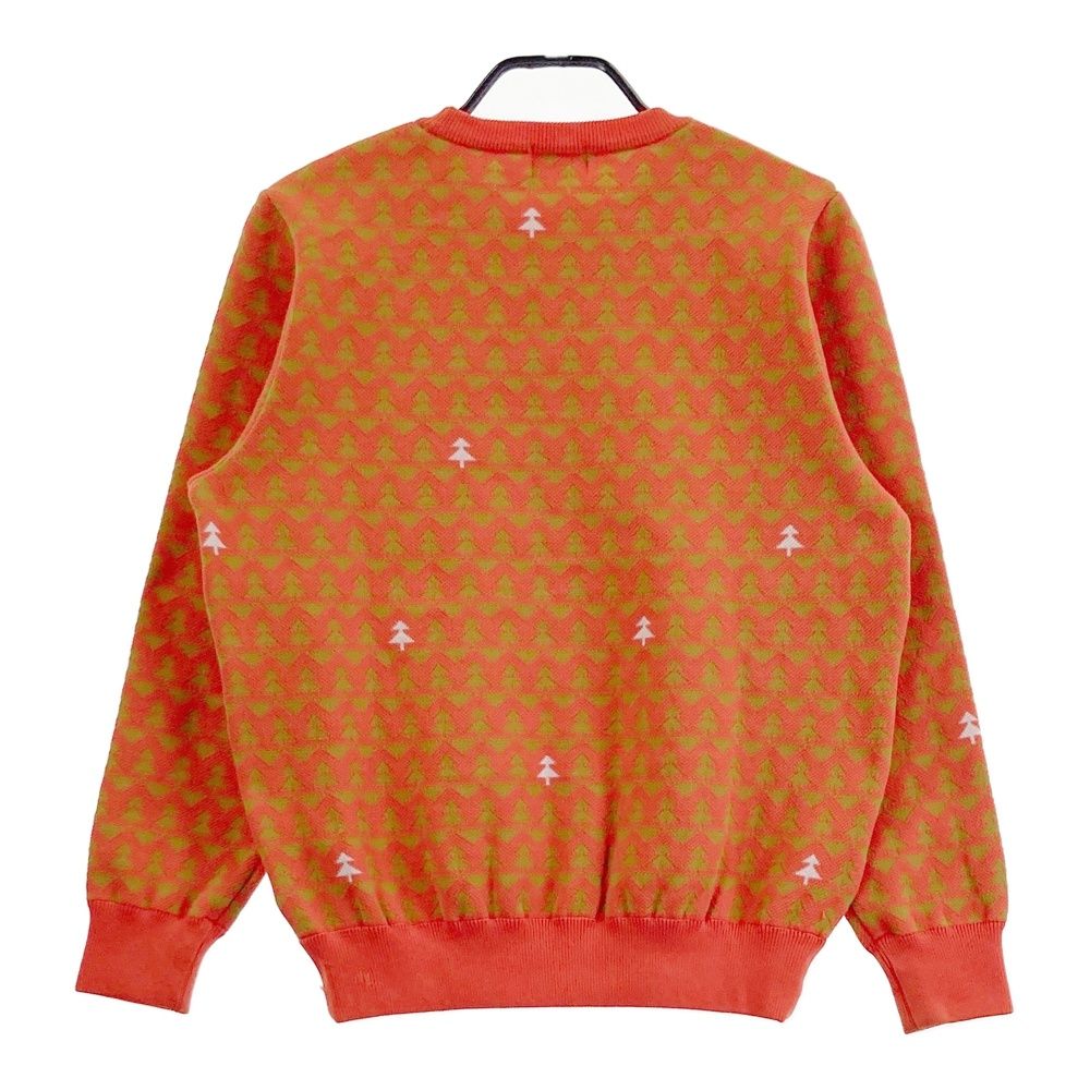 サイズ：4 JACK BUNNY ジャックバニー ニットセーター 総柄 オレンジ系