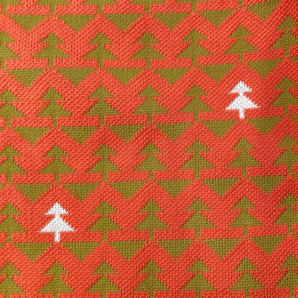 サイズ：4 JACK BUNNY ジャックバニー ニットセーター 総柄 オレンジ系