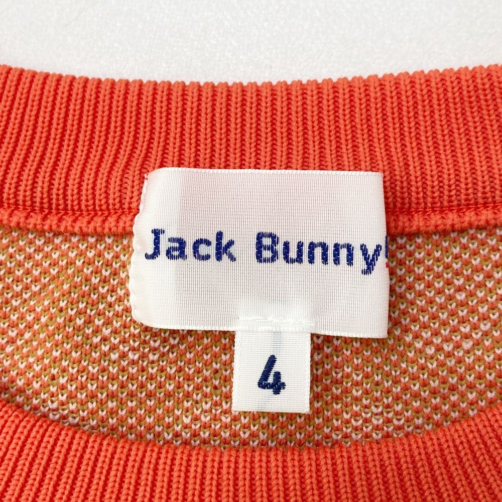 オレンジ　6サイズLL ジャックバニー ゴルフウェア 新品 メンズ セーター 1240101344225_1.jpg
