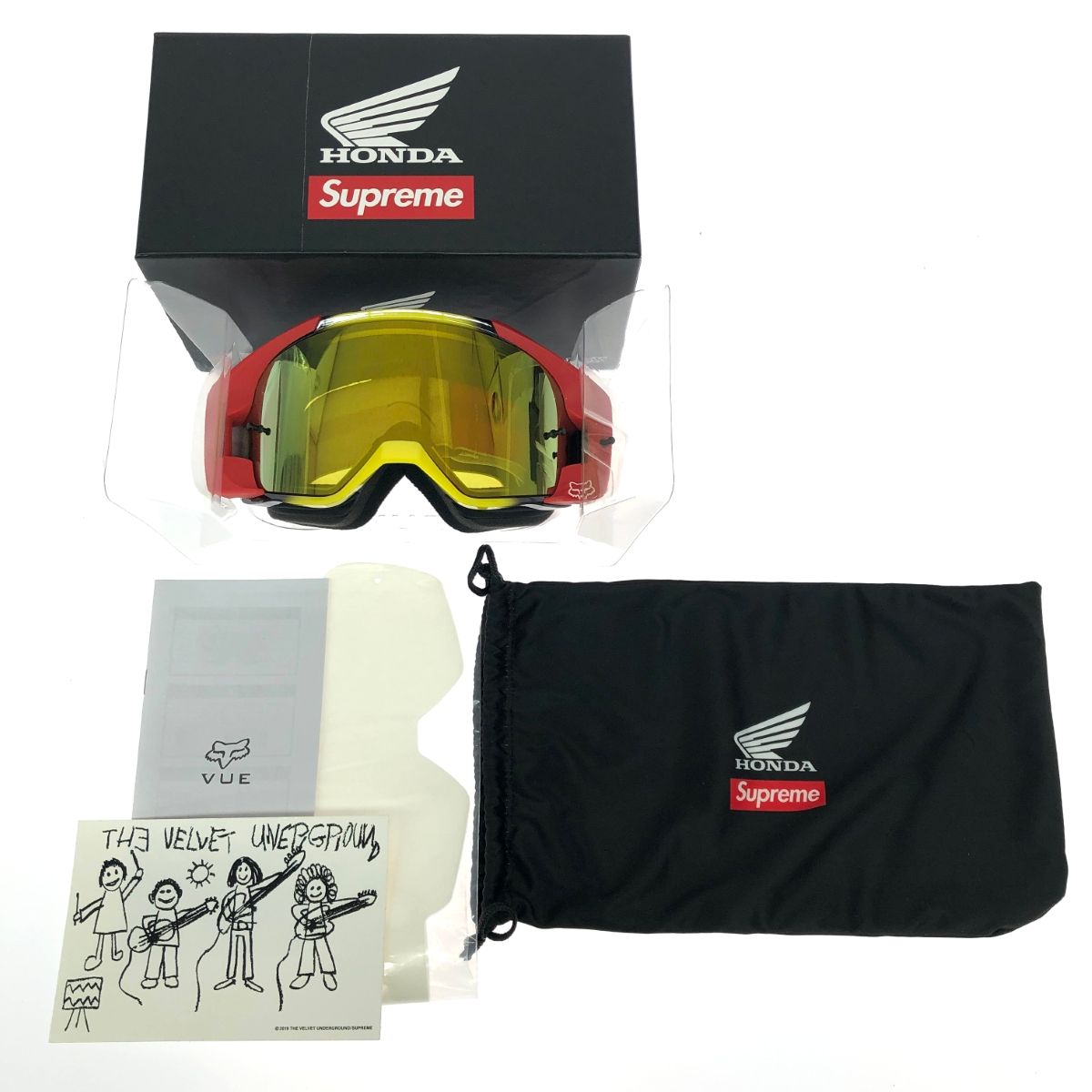 SUPREME シュプリーム ゴーグル/ホンダコラボ ホンダフォックス